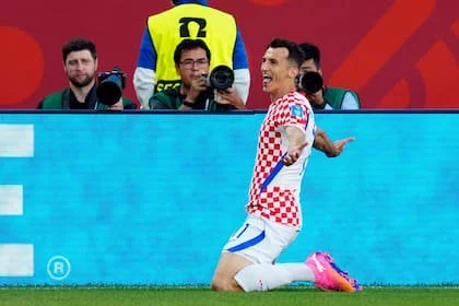 Ante Budimir convirtió el gol con el que Croacia derrotó a Panamá en la segunda fecha del Grupo L