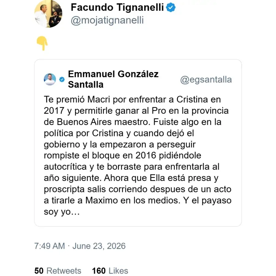 Pelea Abal Medina y Tignanelli 1