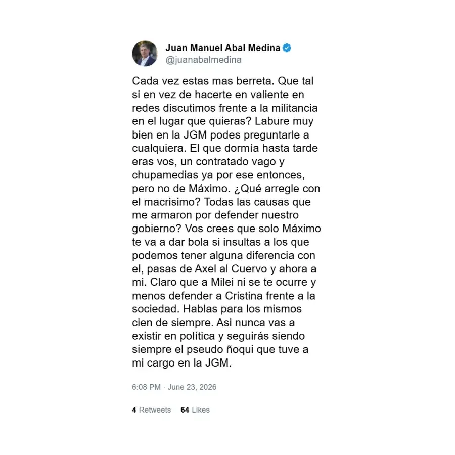 Pelea Abal Medina y Tignanelli 4