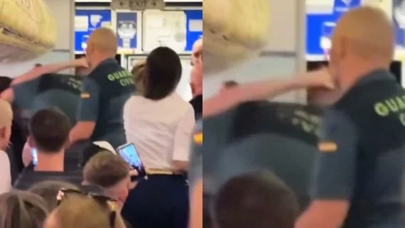 Escándalo en un avión de Ryanair: subió borracho, intentó atacar a un policía y recibió una golpiza