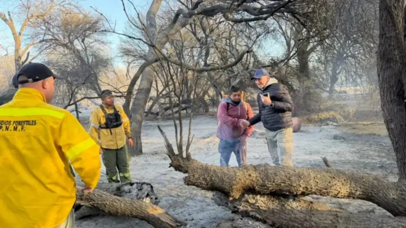 Incendio en Cafayate: más de 200 hectáreas afectadas y continúan los operativos para evitar rebrotes