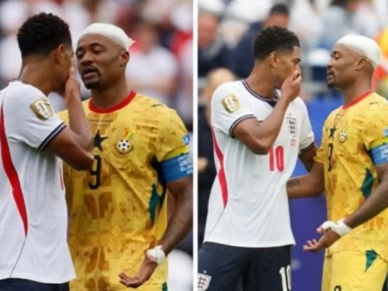 Polémica en el Mundial: Jude Bellingham se tapó la boca para hablar durante el partido ante Ghana, pero no fue sancionado