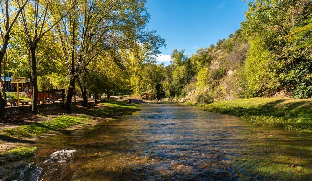 Los arroyos marcan el pulso en El Trapiche. 