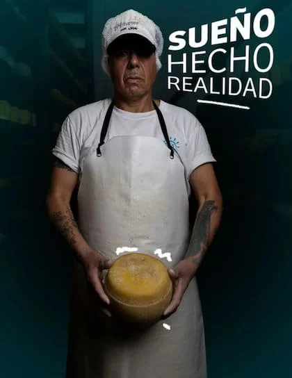 Javier Lescano, uno de los trabajadores de la fábrica 
