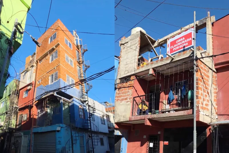 Jorge Macri destacó la clausura de varias construcciones irregulares en la Villa 31