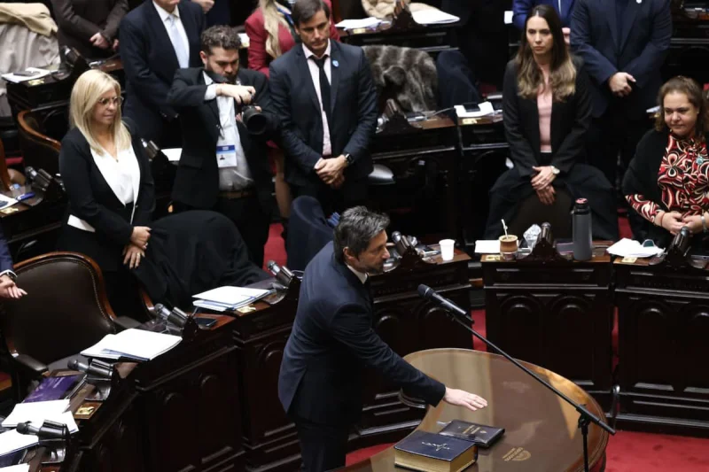 Asumió Martín Matzkin, un heredero del PJ pampeano que saltó a Pro y La Libertad Avanza de la mano de Patricia Bullrich