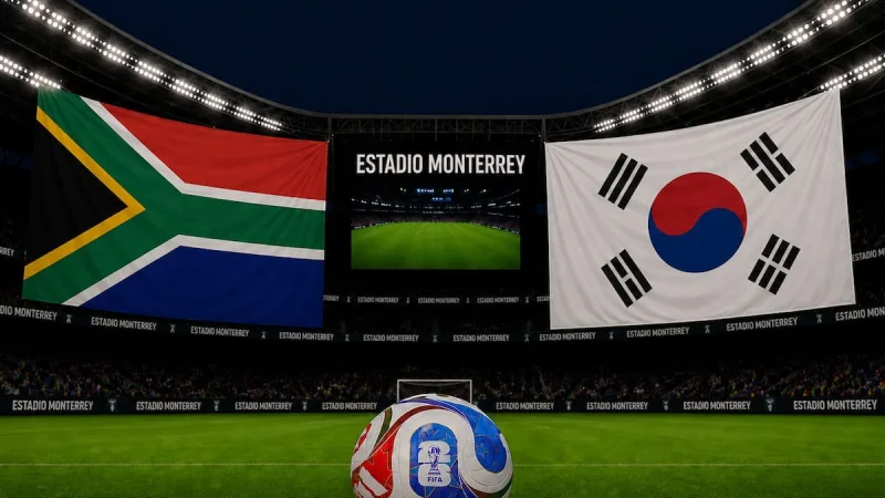 Sudáfrica vs. Corea del Sur, EN VIVO por el Mundial 2026: hora, TV y las formaciones