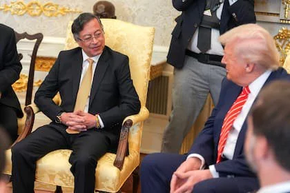 Donald Trump y Gustavo Petro en la Casa Blanca