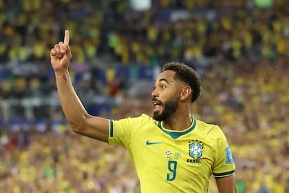 Matheus Cunha marcó el tercer gol y suma tres en el Mundial