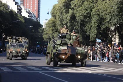 Desfile militar por el 9 de Julio, en 2024