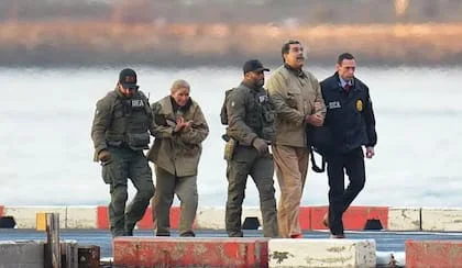 Nicolás Maduro y su esposa, Cilia Flores, fueron trasladados a Nueva York tras ser capturados en Caracas el 3 de enero.