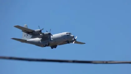 El avión Hércules C130H 