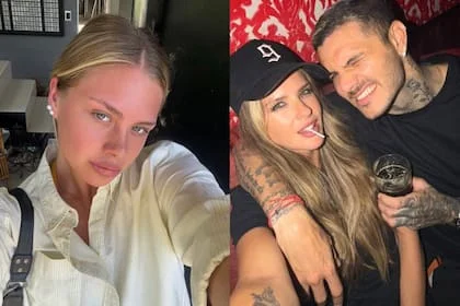 Ekaterina, la supuesta tercera en discordia entre Mauro Icardi y La China Suárez, rompió el silencio (Foto: Instagram/@ekaojed.a @mauro.icardi)