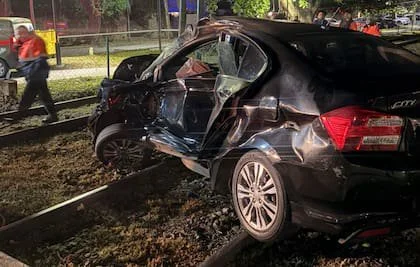 El impacto del tren provocó la muerte de Ernestina Pais