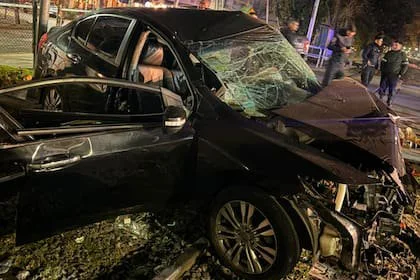Cómo quedó el auto de Pais tras el accidente fatal