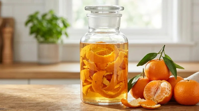 Mezclar vinagre y cáscaras de mandarina: para qué sirve y por qué recomiendan hacerlo