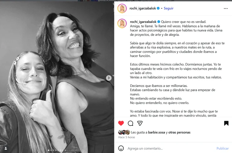 El &uacute;ltimo posteo de la actriz reflej&oacute; los planes de renovaci&oacute;n y las b&uacute;squedas espirituales de la comunicadora.