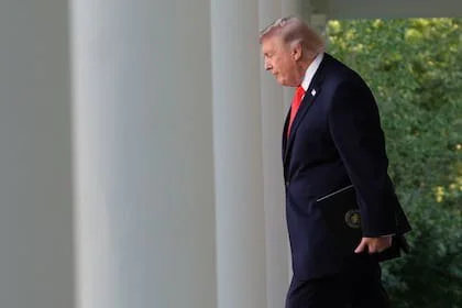 El presidente Donald Trump, en la Casa Blanca.