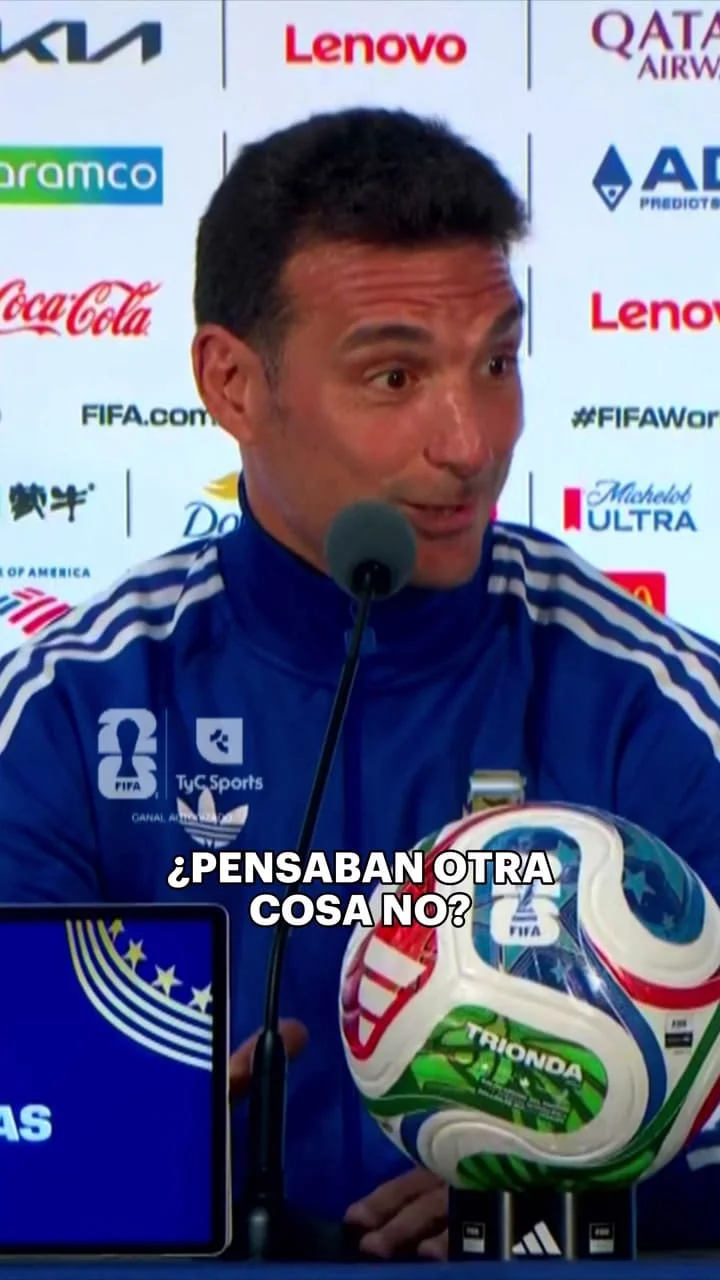 Scaloni, sobre Messi