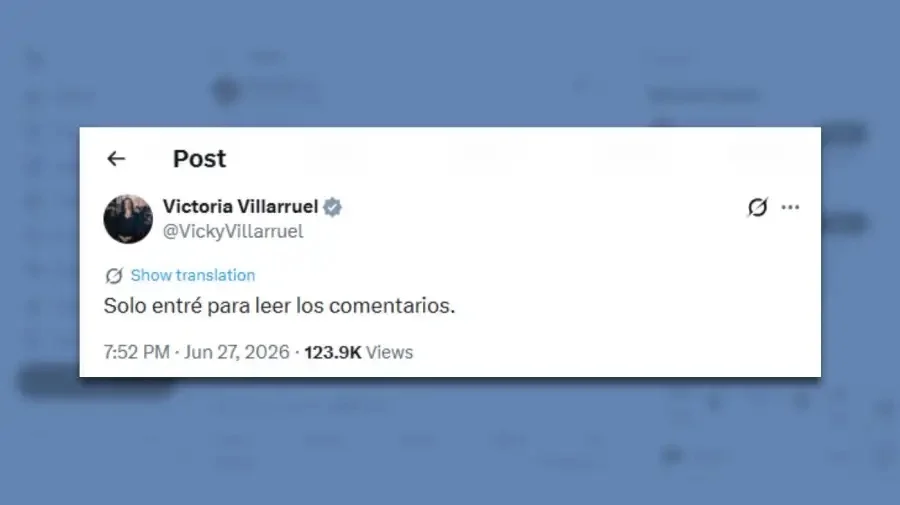 Posteo Victoria Villarruel 27062026
