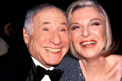 Con Anne Bancroft, su compañera de arte y de vida definitiva