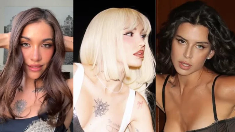 Los vestidos con corpiños a la vista son la nueva obsesión fashion de María Becerra, La Joaqui y Nathy Peluso