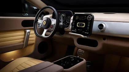 El interior del Ferrari Luce