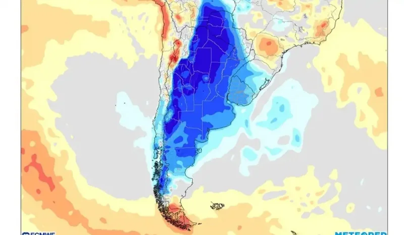 Frente frío y aire polar: las provincias más afectadas por las temperaturas mínimas en el comienzo de julio
