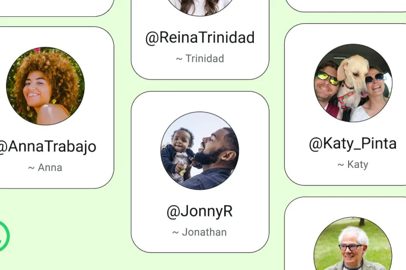 WhatsApp suma nombres de usuario para compartirlos en vez del número de celular