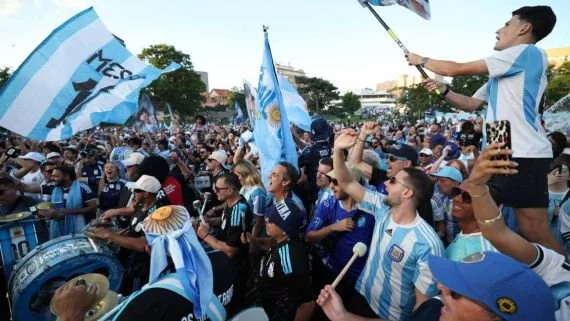 Los hinchas argentinos fueron elegidos como los más apasionados del Mundial 2026