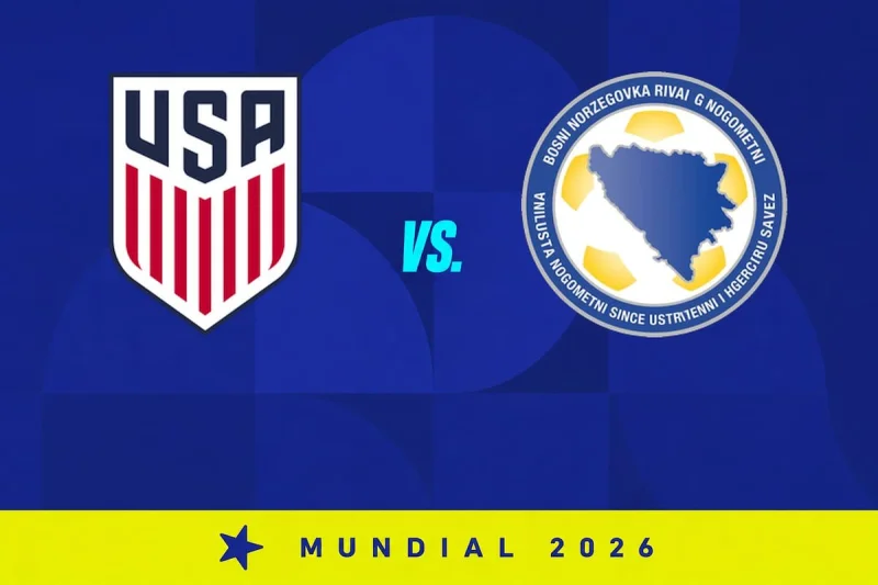 EEUU vs. Bosnia and Herzegovina por el Mundial 2026: día, hora y cómo seguir online