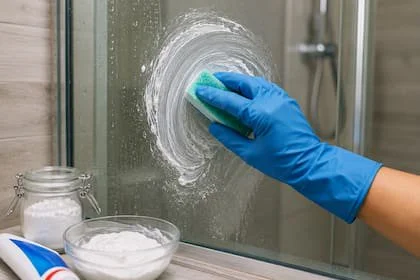 La mezcla de bicarbonato de sodio y pasta dental se volvió un popular truco de limpieza (Foto: Imagen ilustrativa con IA)
