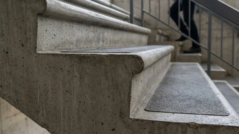 No es solo por seguridad: para qué sirven las salientes de cada escalón en una escalera
