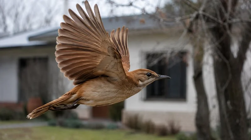 Si ves horneros volando cerca de tu casa o jardín durante el invierno, te contamos qué significa y por qué es importante