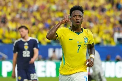 Vinícius Jr. está teniendo un gran Mundial y quiere guiar a Brasil a su sexta Copa del Mundo