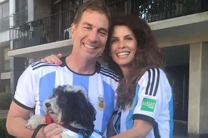 Diego Santilli junto a Analía Maiorana