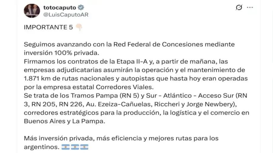 Luis Caputo 30062026