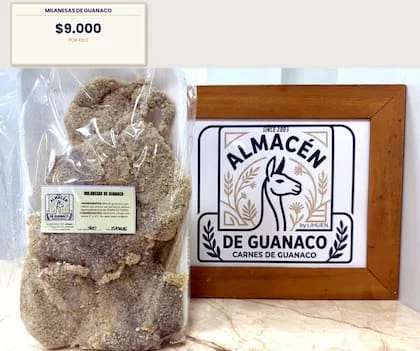 Milanesa de guanaco