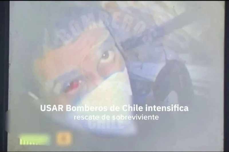 Cientos de socorristas trabajan en un agónico rescate de un hombre tras siete días bajo los escombros en Venezuela