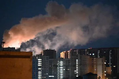 Kiev bajo fuego: misiles y drones rusos impactaron la capital en una nueva ofensiva