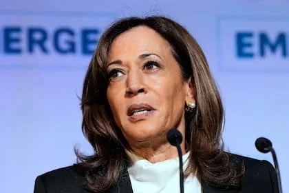 La exvicepresidenta demócrata Kamala Harris.
