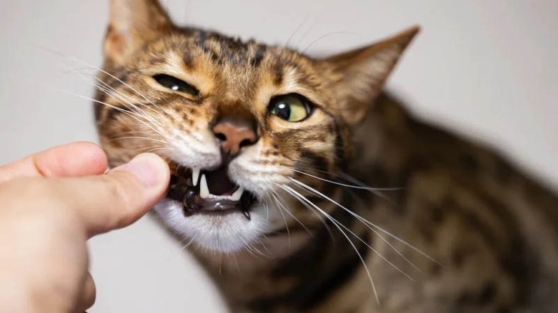 Qué significa que tu gato te muerda suavemente mientras lo acariciás, según expertos en comportamiento animal