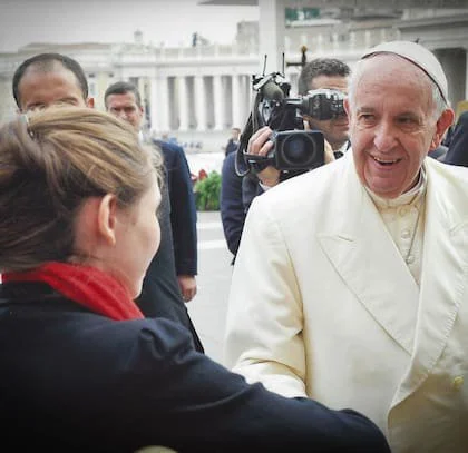 El encuentro con el papa Francisco que marcaría su carrera para siempre