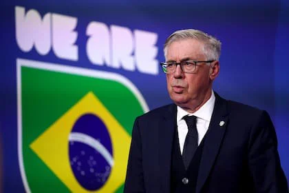 El italiano Carlo Ancelotti, al frente de Brasil 