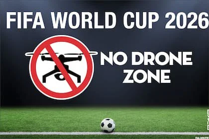 Estados Unidos lanzó la "No Drone Zone" para los estadios y espacios circundantes de este Mundial 2026 como parte del plan de seguridad