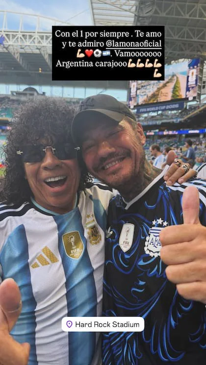 Tinelli le dedicó un tierno mensaje a La Mona