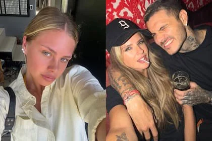 Ekaterina, la supuesta tercera en discordia entre Mauro Icardi y La China Suárez (Foto: Instagram/@ekaojed.a @mauro.icardi)