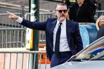 El actor estadounidense Ethan Hawke llega al Madison Square Garden