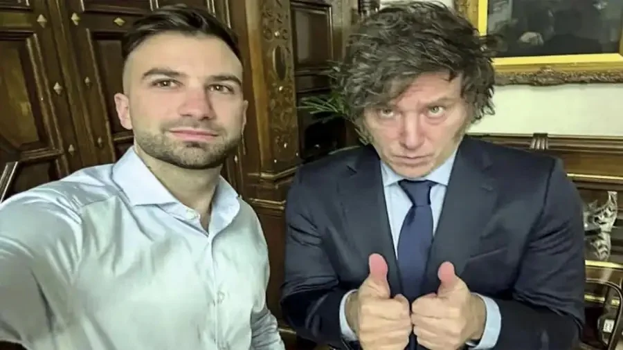 Mauricio Novelli y Javier Milei