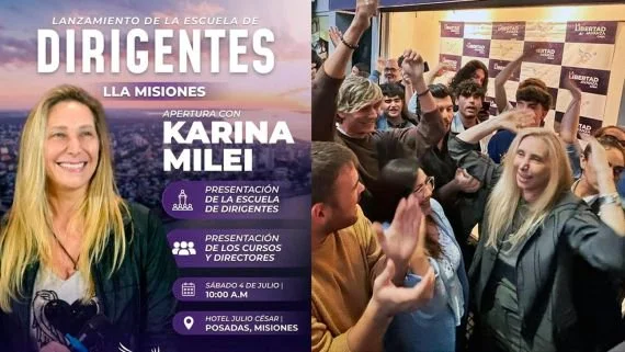 Karina desembarca en Misiones para afianzar su influencia nacional sin jugar como candidata